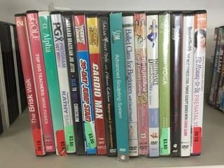 Quantity of Assorted DVD's.