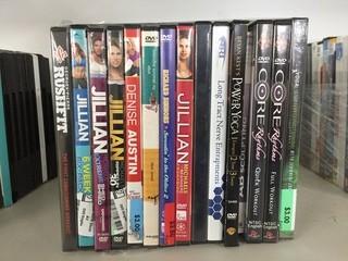 Quantity of Assorted DVD's.