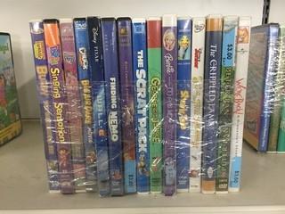 Quantity of Assorted DVD's.