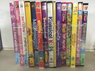 Quantity of Assorted DVD's.