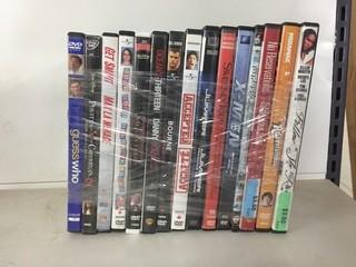 Quantity of Assorted DVD's.