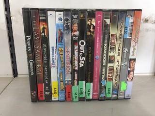 Quantity of Assorted DVD's.