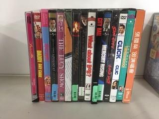 Quantity of Assorted DVD's.