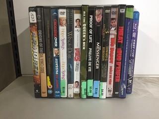 Quantity of Assorted DVD's.