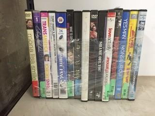 Quantity of Assorted DVD's.
