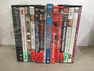 Quantity of Assorted DVD's.