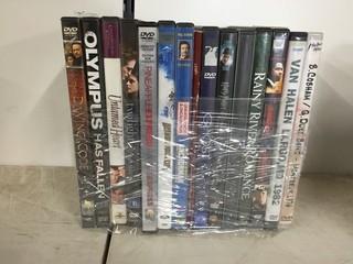 Quantity of Assorted DVD's.