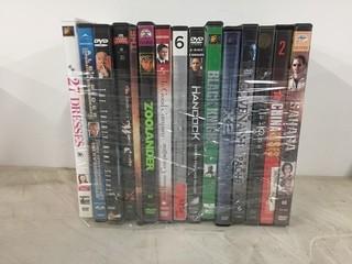 Quantity of Assorted DVD's.