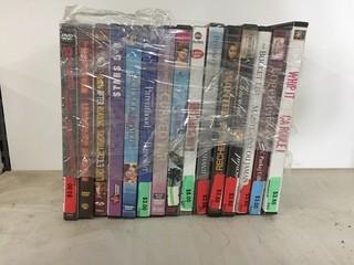 Quantity of Assorted DVD's.