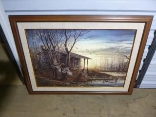 Terry Redlin, "Morning Retreat" Picture, 44" x 33", C/w Certificate of Authenticity
