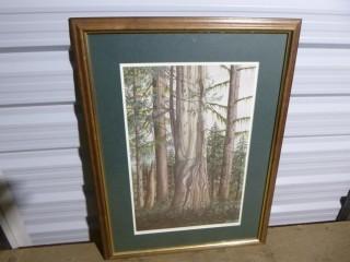 Ward Traves, "Big Cedar" Picture, 23" x 33"