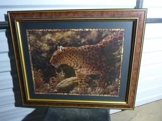 C S Forest, Leopard Picture, 36" x 28"