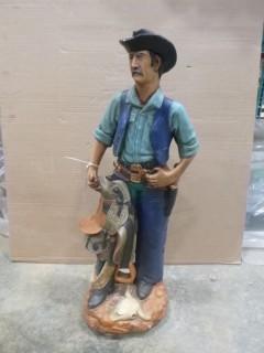 3' Cowboy Statue (E5-2-3)