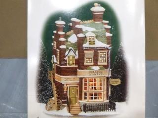 Department 56, " Scrooge & Marley Counting House" Ornamental Collectable (E5-1-2)