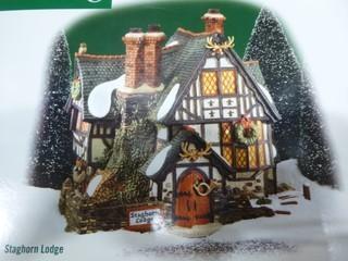 Department 56, " Staghorn Lodge" Ornamental Collectable (E5-1-2)