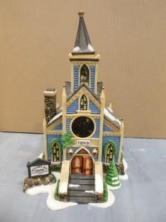 Department 56, "Deacons Way Chapel" Ornamental Collectable (E5-1-2)