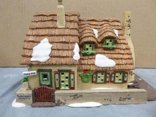 Department 56, "The Christmas Carrol Cottage" Ornamental Collectable (E5-1-2)