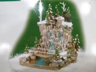 Department 56, "Mountain Creek Waterfall" Ornamental Collectable (E5-1-2)