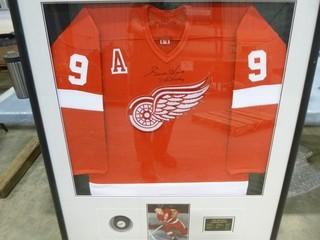 Ducks Unlimited "Mr. Hockey" Gordie Howe Autographed Hockey Jersey, C/w Certificate of Authenticity 