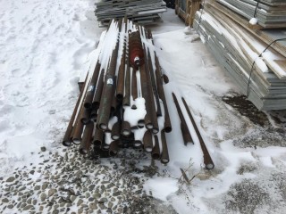 (12) Pipes, 2"x9'.