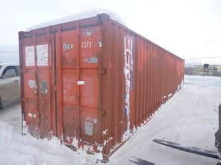40ft Storage Container C/w Qty Of Enertek 1200 Mineral Wool Pipe Insulation *Note: Buyer Responsible For Load Out*
