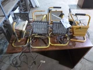 Qty of 500 Watt Work Lights