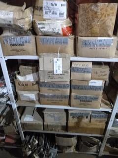 Qty of Hex Head Bolts and Nuts, Various Sizes, 1" x 2" B7, 3/4" x 3 1/2", 5/8" x 2 3/4", 5/8" x 3" 