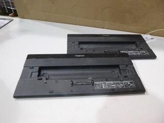 (2) Toshiba Hi - Speed Port Replicator II, Model PA3916C-1PRP