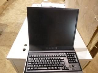 Serv View Black Box Computer, Model KVT319A-R2, 12V DC