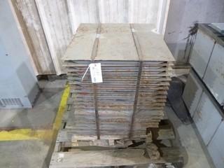 Quantity of Metal Grates 2' x 2'