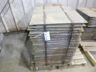 Quantity of Metal Grates 2' x 2'