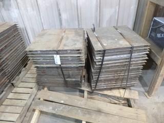 Quantity of Metal Grates 2' x 2'