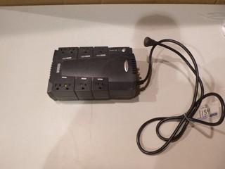 Cyber Power 685 AVR Uninterruptable Power Supply, Model 800VA-CP800AVRBF800, Output 120V, 450 Watts