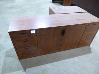 (1) Cabinet - 71" x 19.5" x 28.5", (1) Cabinet - 35.5" x 19.5" x 28.5"