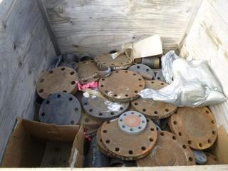Qty Of Assorted Size Flanges, Elbows, Nipples, Various Sizes