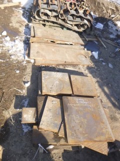 Qty of Steel Plates, Various Sizes