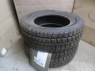 (2) Sayon Snowblazer Winter Tires  245/65R17 *Pinned For Studs**Unused*