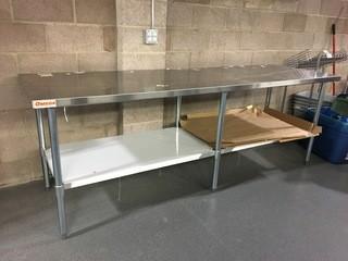 Stainless Steel Table 96" x 30" x 34 1/2"
