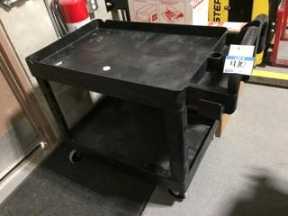 Black Rubbermaid Cart 