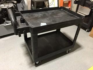 Black Rubbermaid Cart 