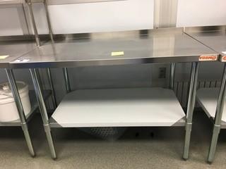 Stainless Steel Table 48" x 30" x 34 1/2"
