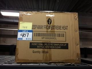 Husky 100ML Bottles Clear(330 Units)
