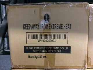 Husky 100ML Bottles Clear(330 Units)