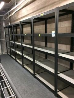 5 Tier Shelf 6' x 36 3/4" x 18 3/4"