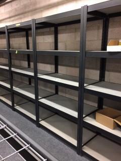5 Tier Shelf 6' x 36 3/4" x 18 3/4"