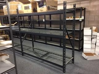 Metal Racking Unit 18.75ft, multiple units combined