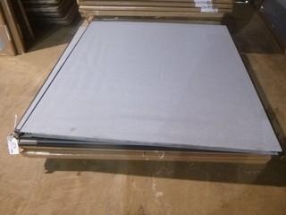 (7) Portable Room Dividers, 60" Long, 65" High