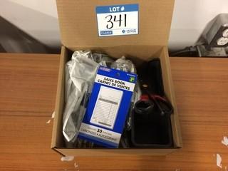 Box of Pens & Office Organizers.