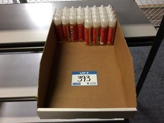 Box of 60ml Bottles of Fuzions Vape Juice 3mg Slammin Strawberry.