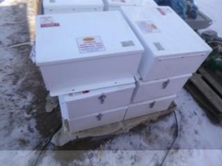 (6) Dandy High Voltage Terminal Boxes, Model DHV4-5P, 3 Phase, 416V, 3 Poles, 10 Amps